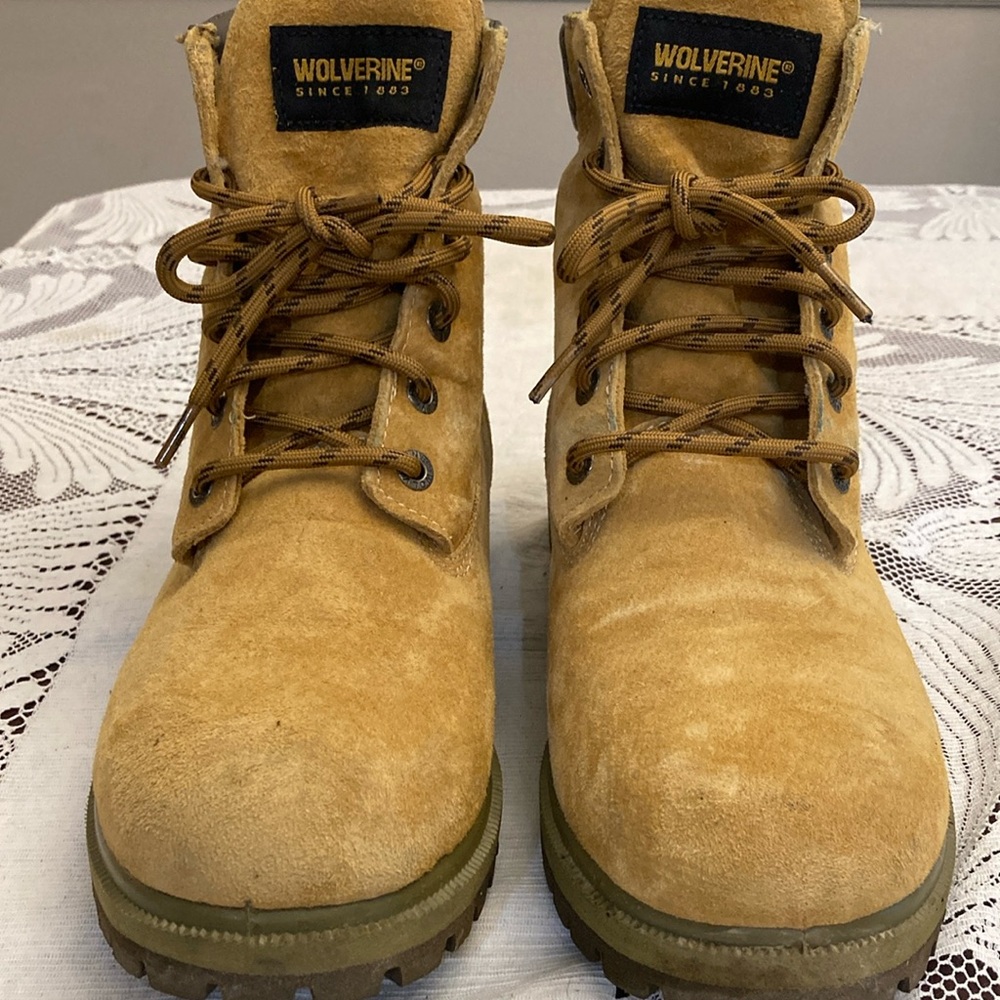 Wolverine 6 1/2 in high leather Workboots